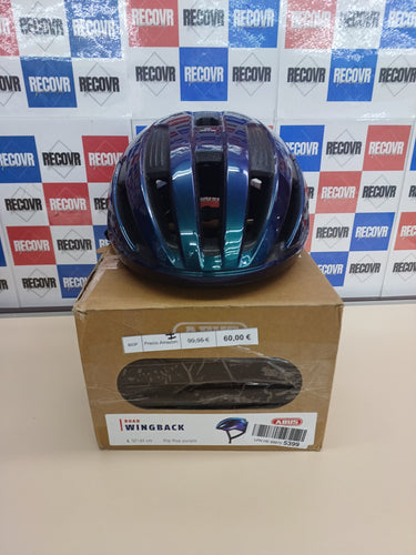 Casco talla L (57-61 cm) Ciclismo ABUS WingBack violeta
